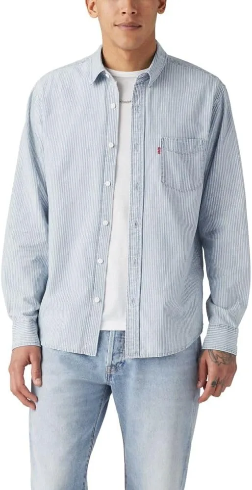 Levi's Men's Classic 1 Pocket Long Sleeve Button Up Shirt