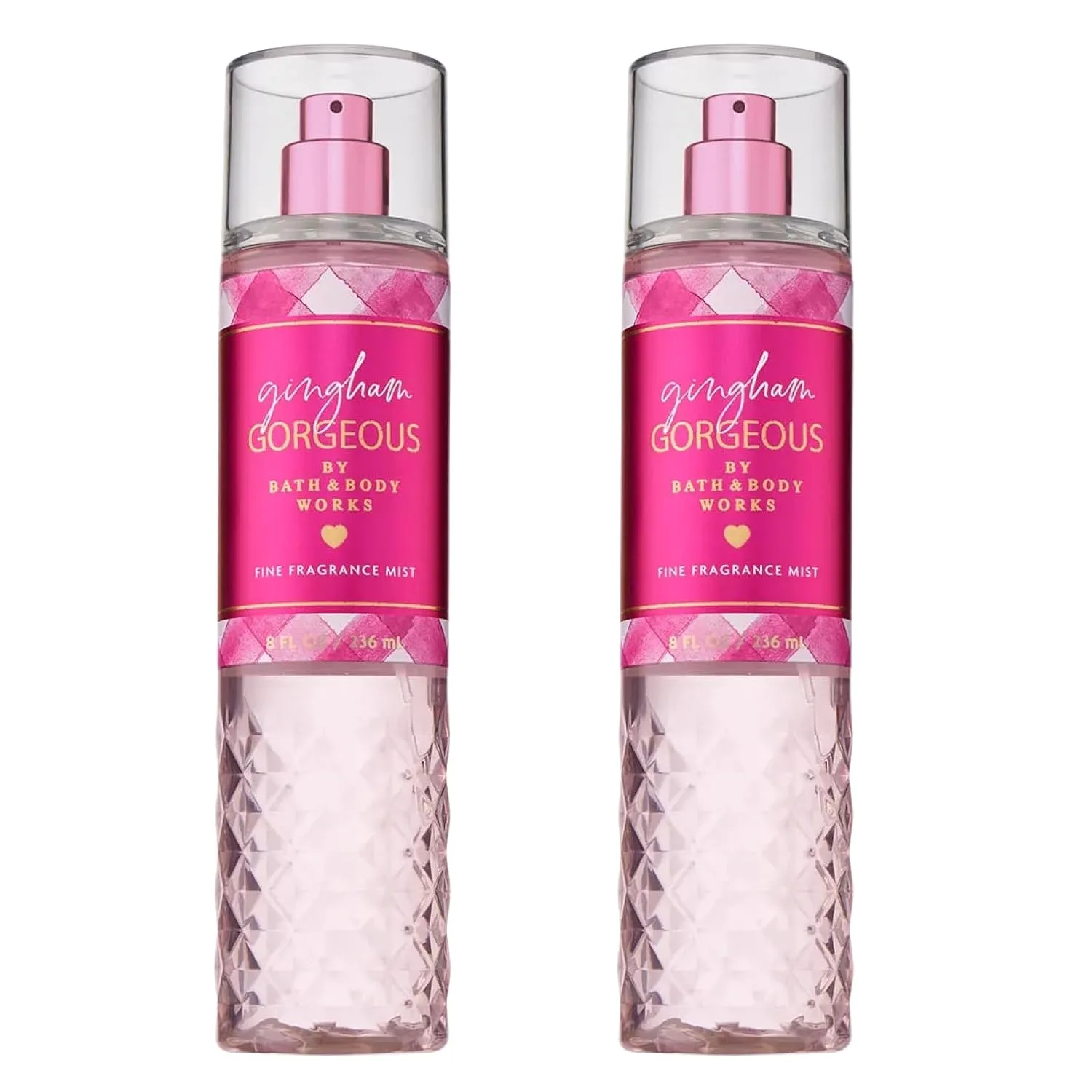 Bath and Body Works Travel Size Fine Fragrance Mist - Classic and Seasonal Scents - 2.5 fl oz each (Gingham Gorgeous)