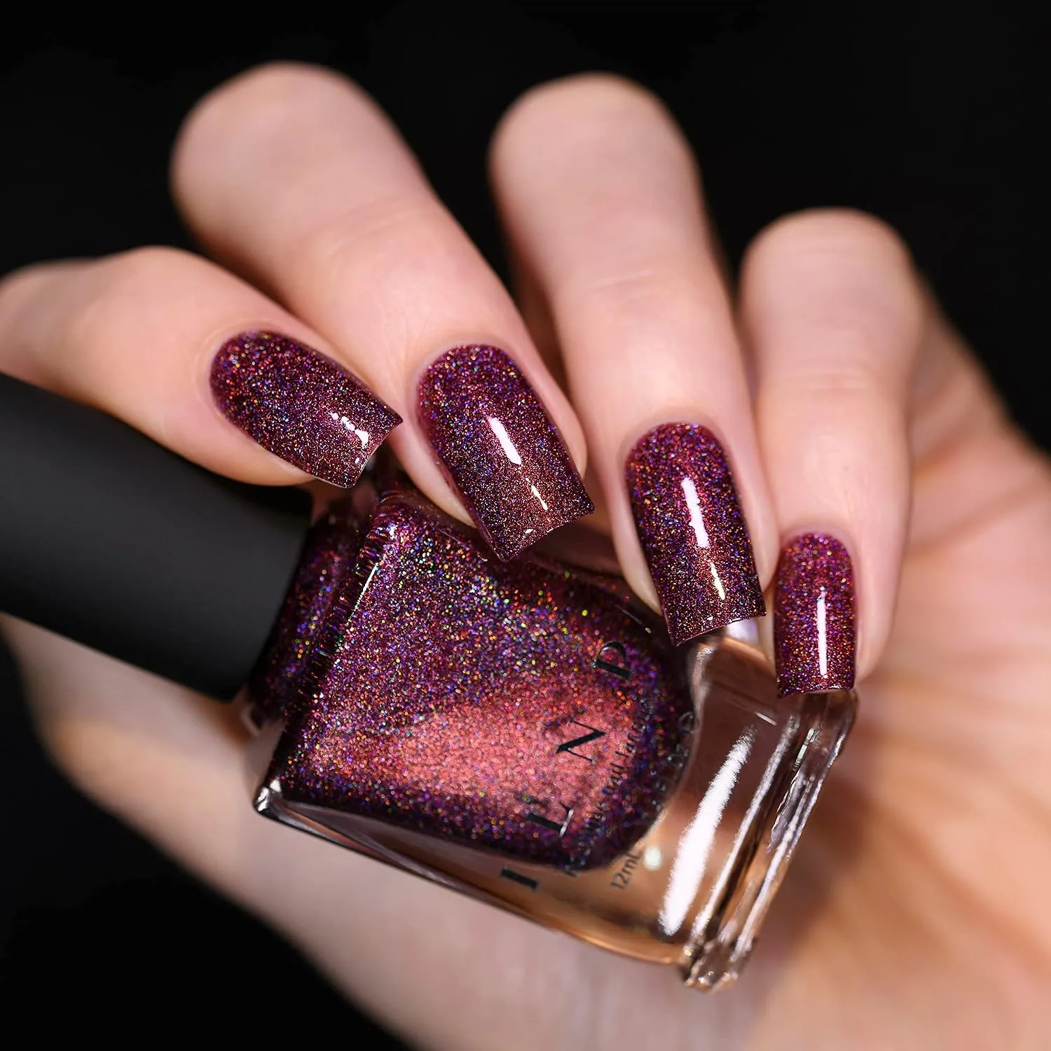 ILNP Broadway - Saturated Wine-Red Ultra Holo Nail Polish