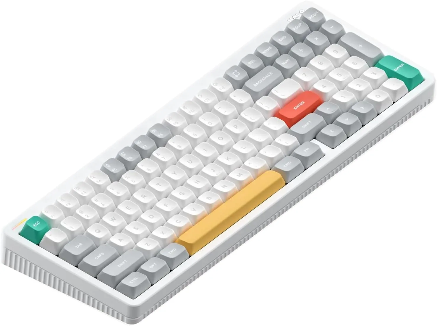 Teclado Gamer Mecánico Inalámbrico NuPhy Halo V2 IO RGB Bluetooth 5.0/USB-C/2.4GHz
