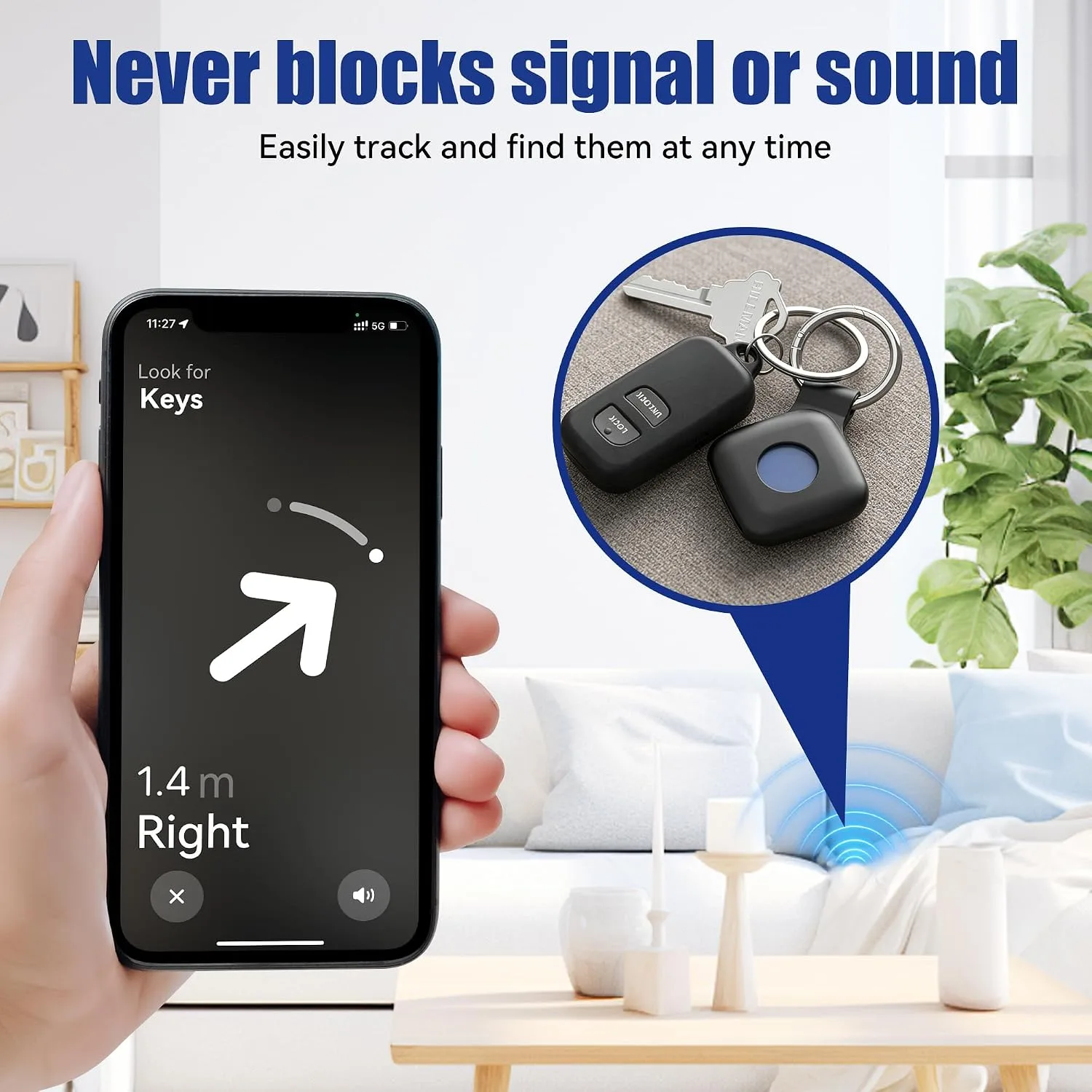DDJ Silicone Case for UGREEN Tracker Tags with Keychain 4-Pack