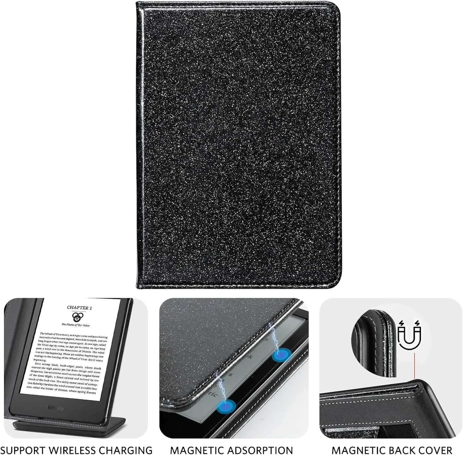 CoBak Case with Stand for for 6" Kindle (2024 & 2022, 11th Gen)