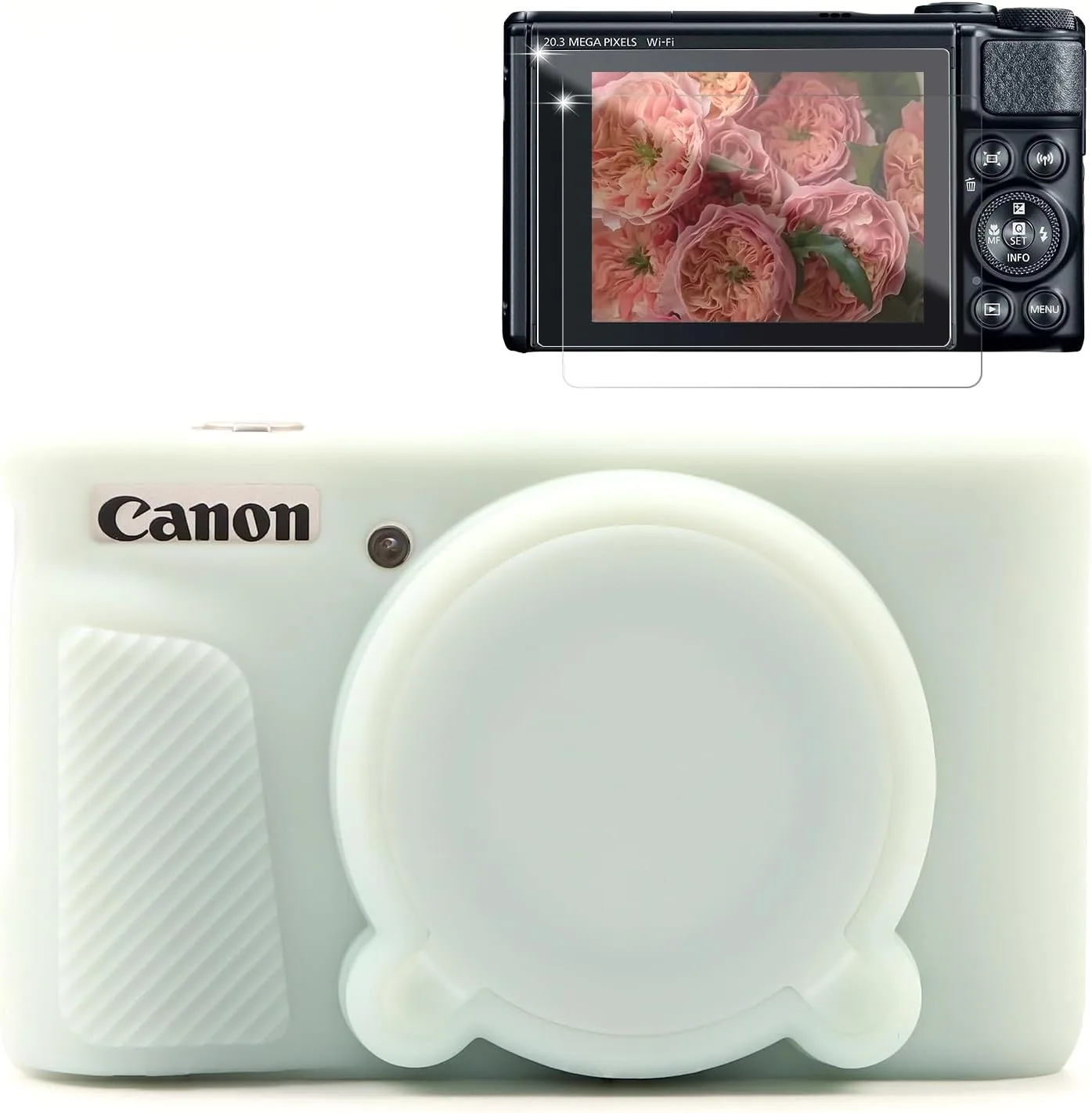 Case for Canon PowerShot SX740 HS, SX730 HS Camera - Jelly Green