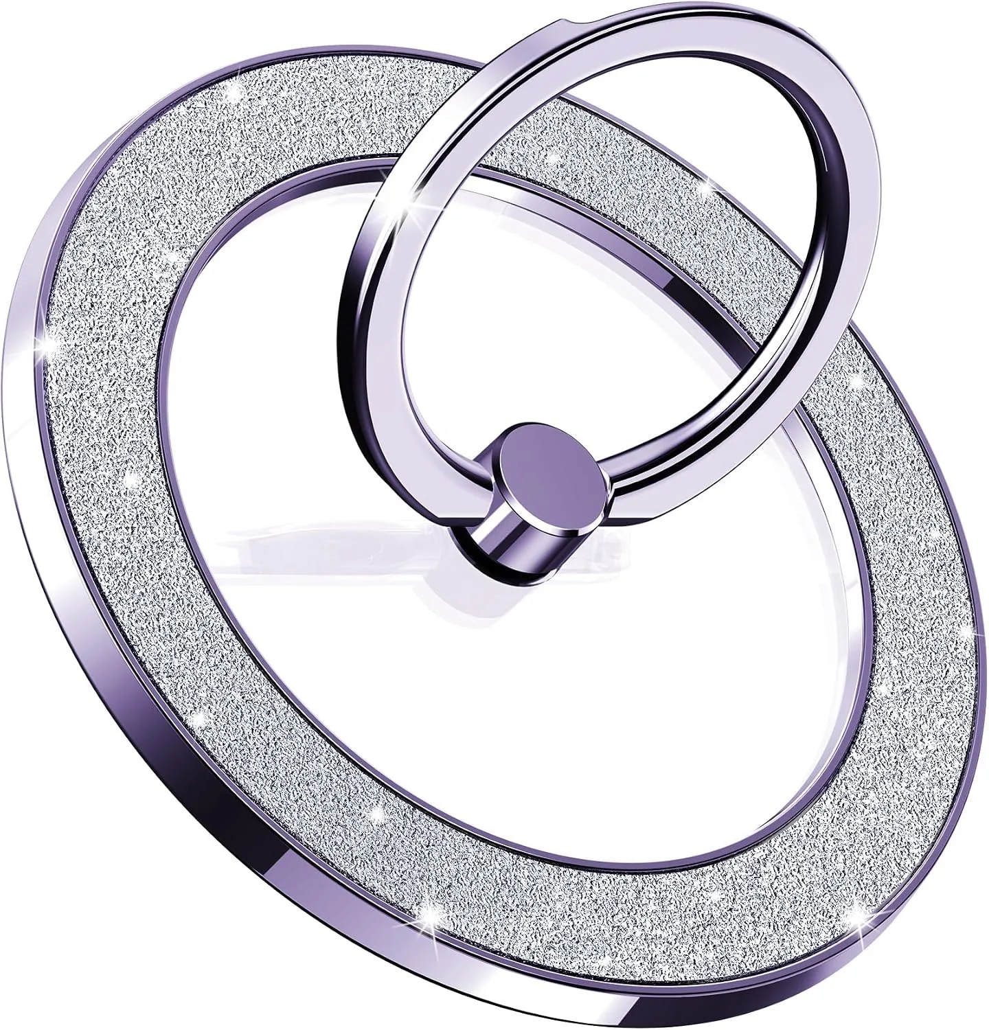 Pikabo Magnetic Phone Ring Holder for MagSafe, Glitter Phone Grip Stand