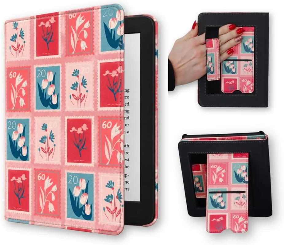 Lash Next Door Send Me a Postcard Kindle 11th Gen Case with Stand & Strap