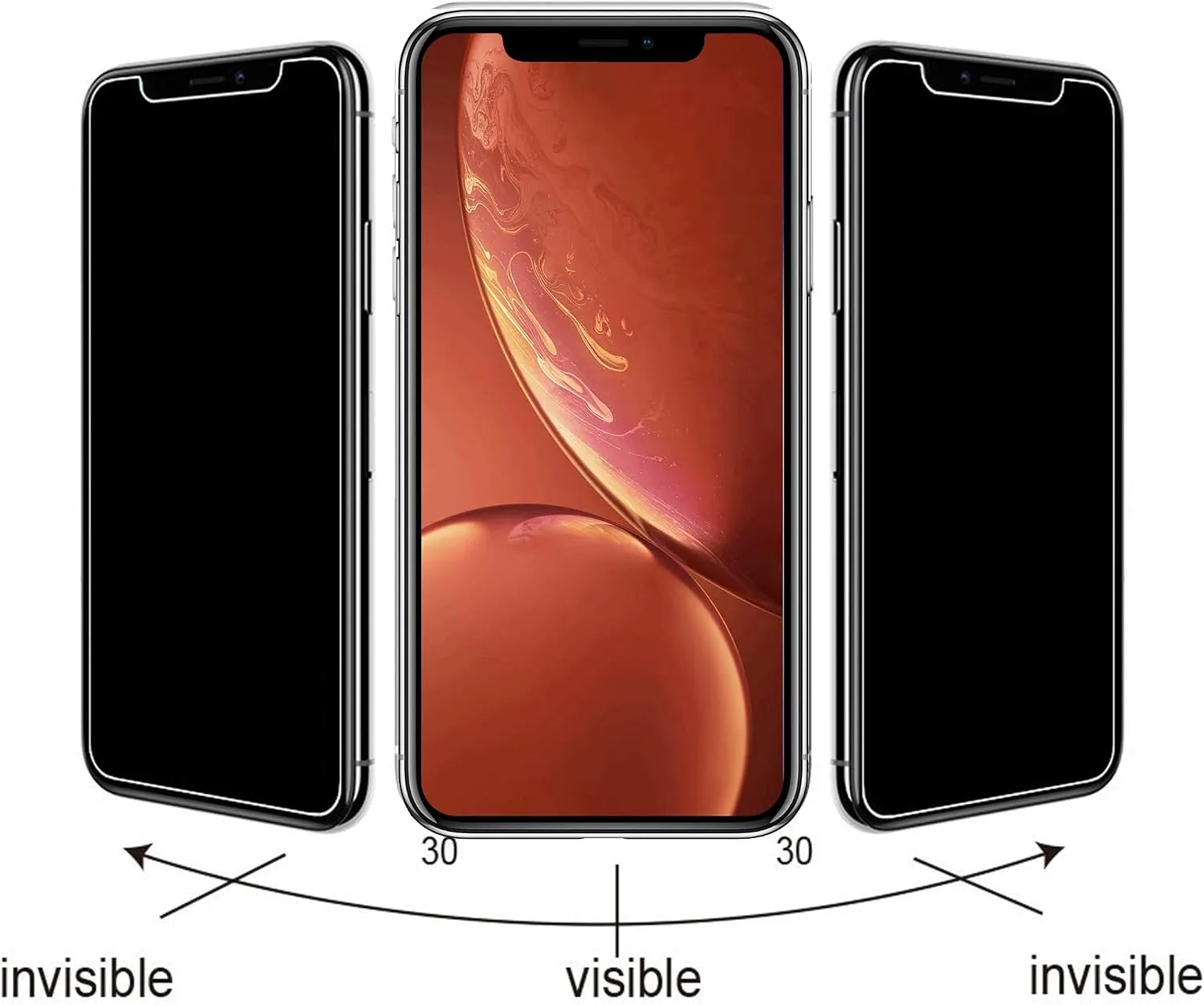 Ailun 2 Pack Privacy Screen Protector for iPhone 11 / iPhone XR