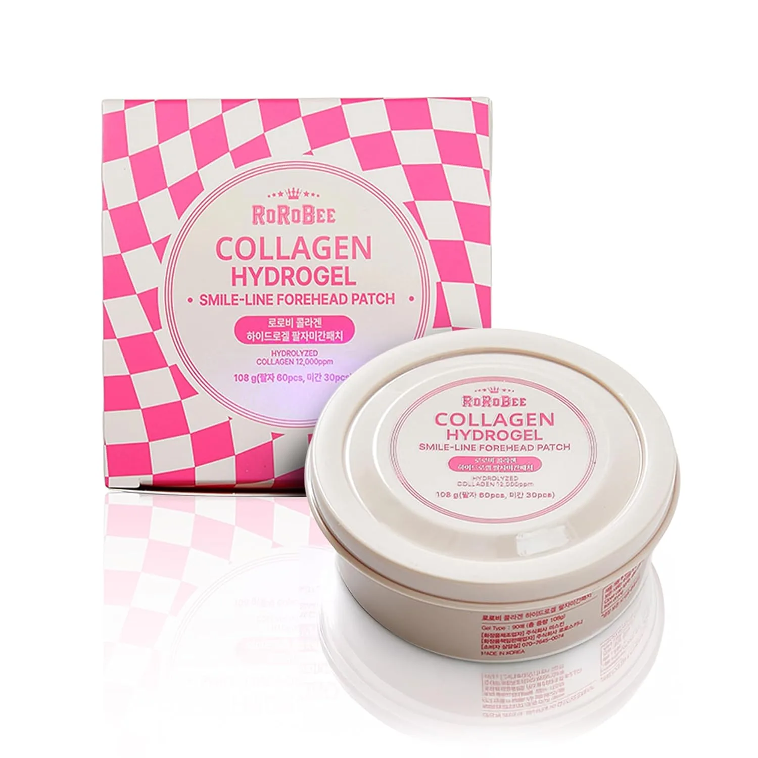 Hydrogel Collagen Face Wrinkle Patches - 90 Sheets Bulk Pack for Daily Korean Skin Care Routine - Targeted Anti-Aging Firming Pads for Smile Lines, Frown Lines & Forehead Care