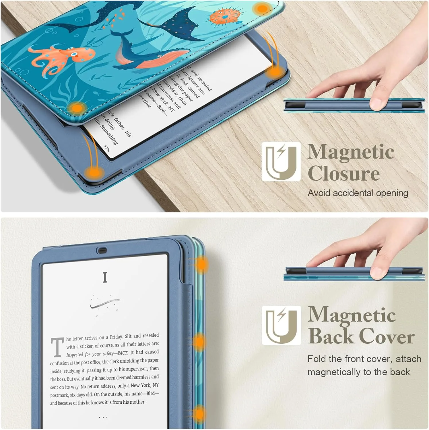 Fintie Case for 7"/6.8" Kindle Paperwhite 12th/11th Gen & Kindle Colorsoft