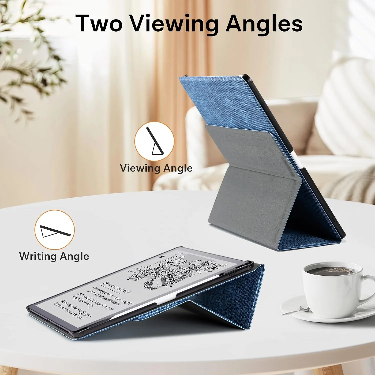 CoBak Case for TCL 11" Device with Stand, Auto Sleep Wake & Pen Holder