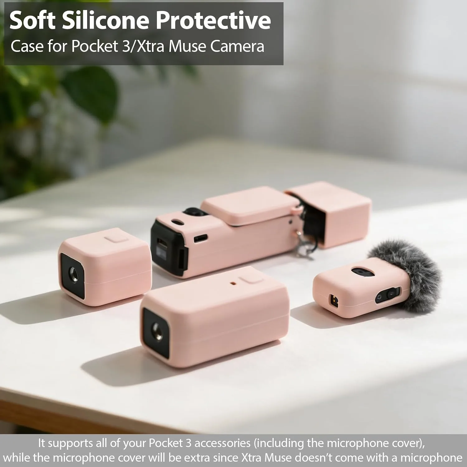 Case for DJI Osmo Pocket 3 / Xtra Muse Camera - Pink