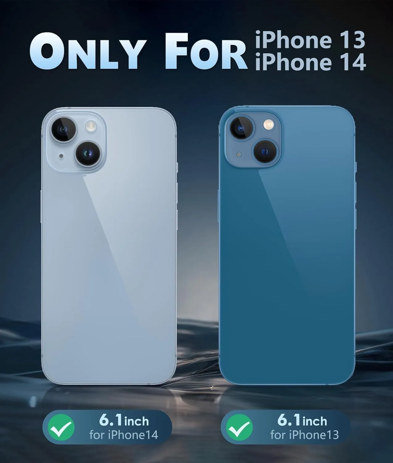 FNTCASE for iPhone 13 Phone Case Clear Magnetic iPhone 14 PhoneCase