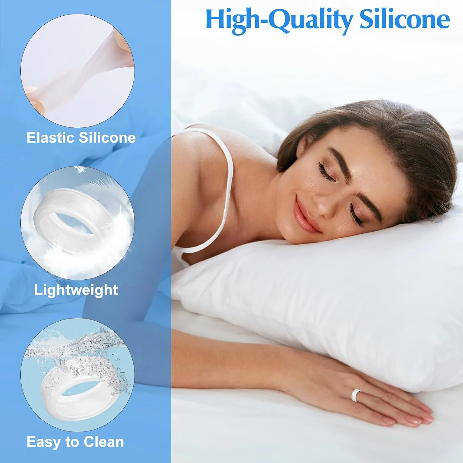 6 Pack Anti-Scratch Silicone Covers Fits 7mm and 8mm Smart Rings, 7MM Protector for RingConn 3/2/2 Air/Samsung Galaxy Ring, 8MM Protector for Oura Gen 4/3/Ultrahuman Ring