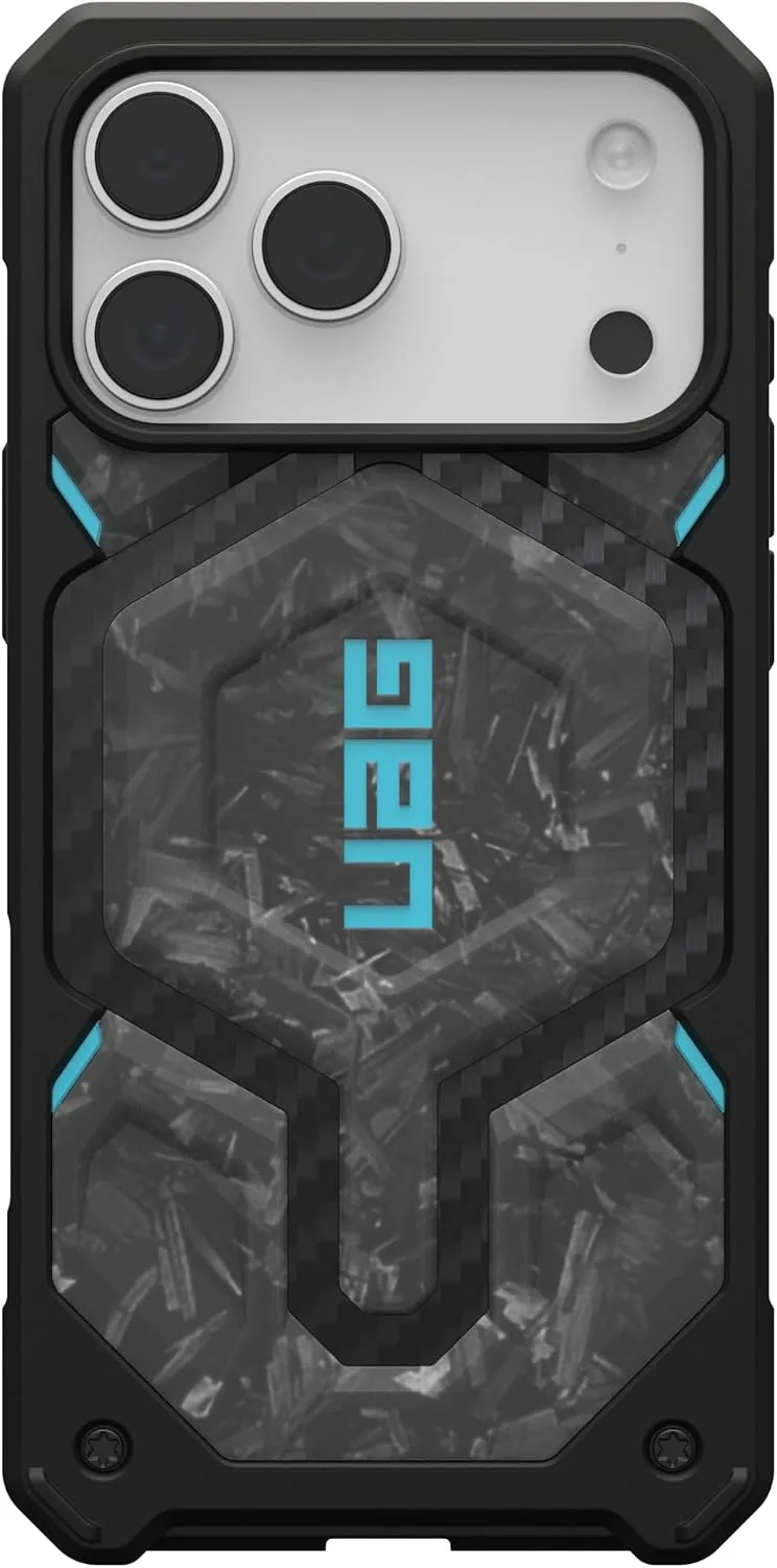 UAG Monarch Pro for iPhone 18 Pro Max Case/17 Pro Max Case, Forged Carbon