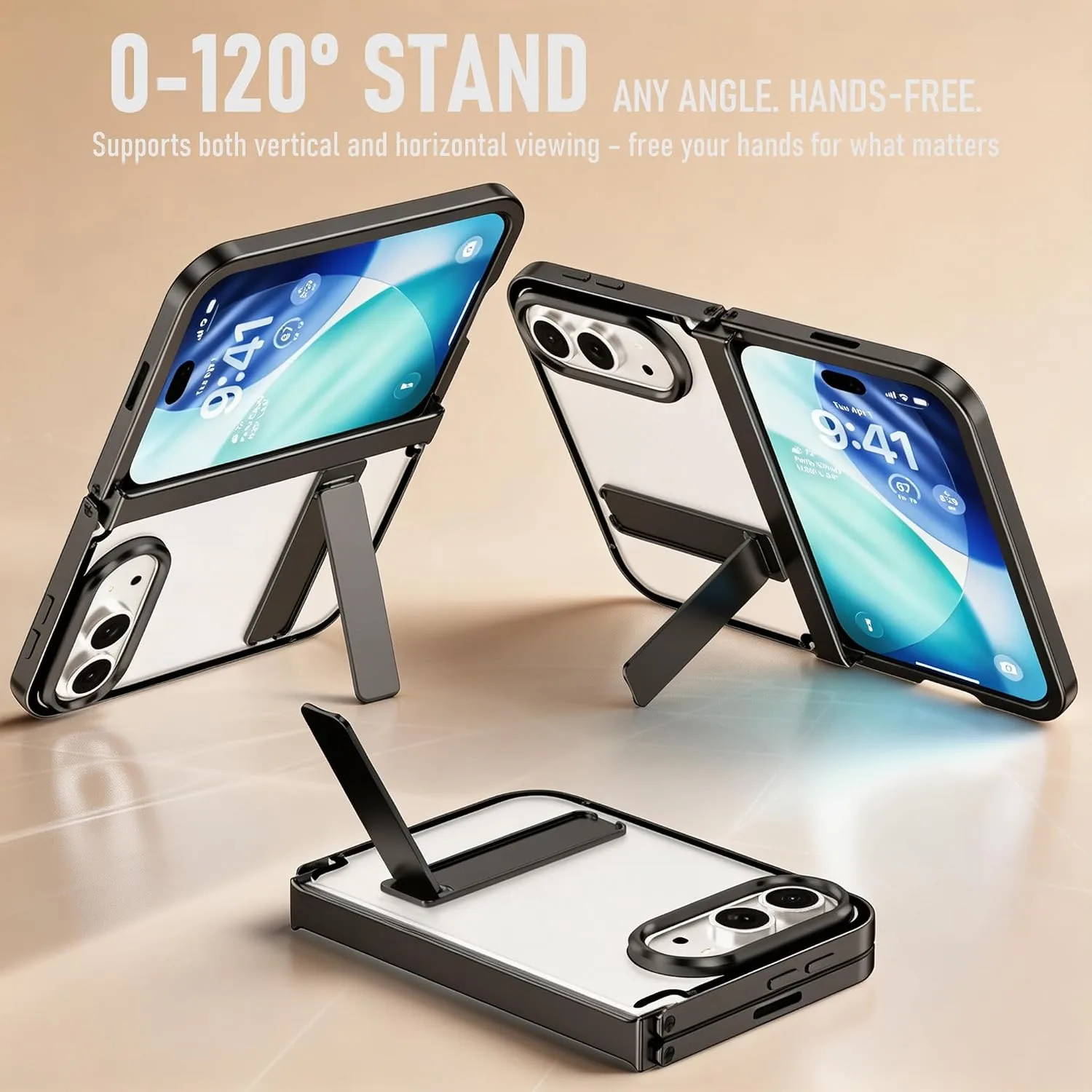 JIAONASHlJlA Aluminum Metal Case for iPhone Duo-Full Hinge Guard-Blue