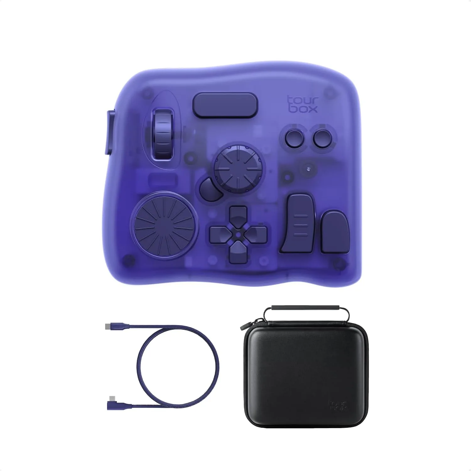 TourBox Elite Plus Editing Controller Kit, Complete Control, MidnightIndigo