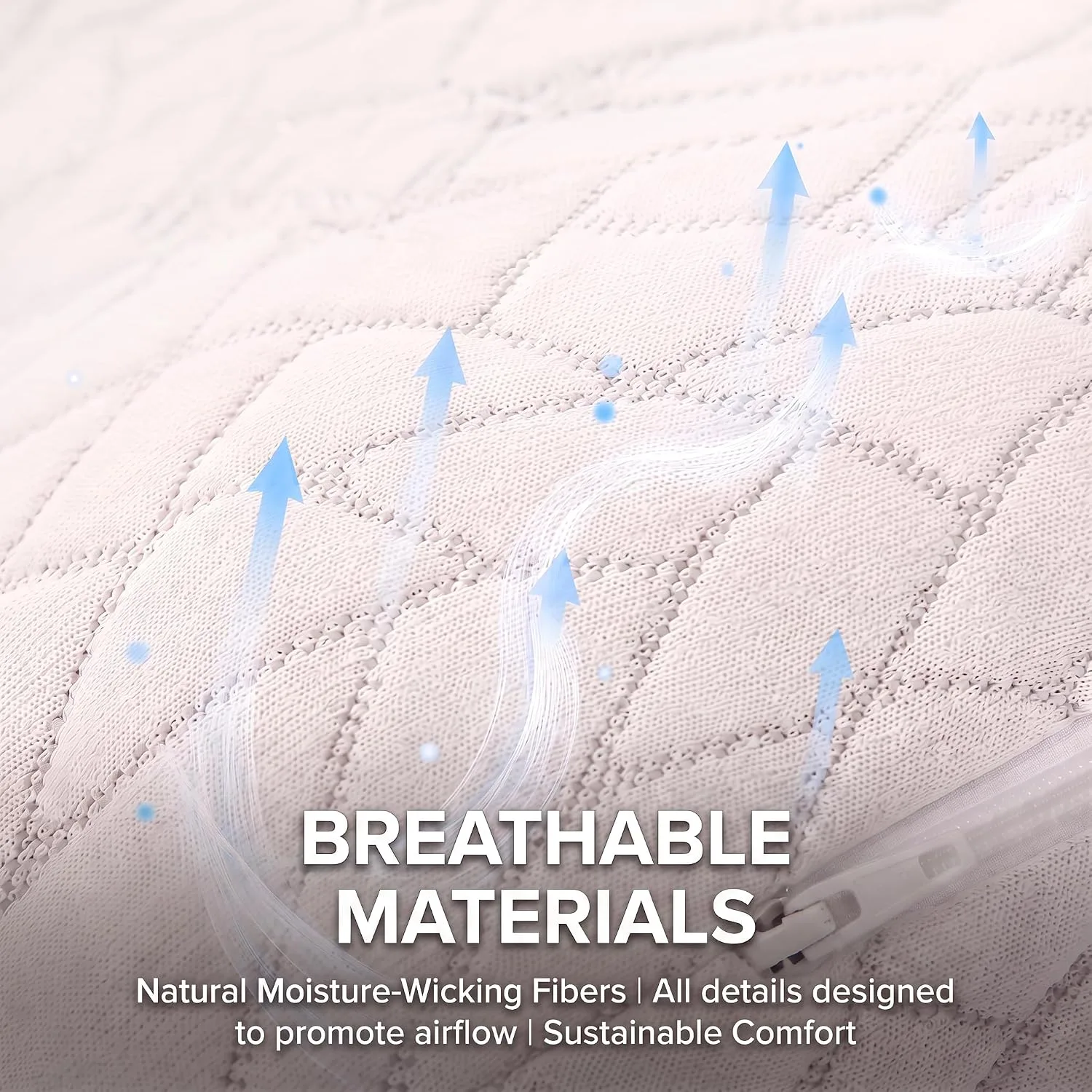 Luneast Adjustable Memory Foam Pillow, Queen,Extra Fill, Washable Cover