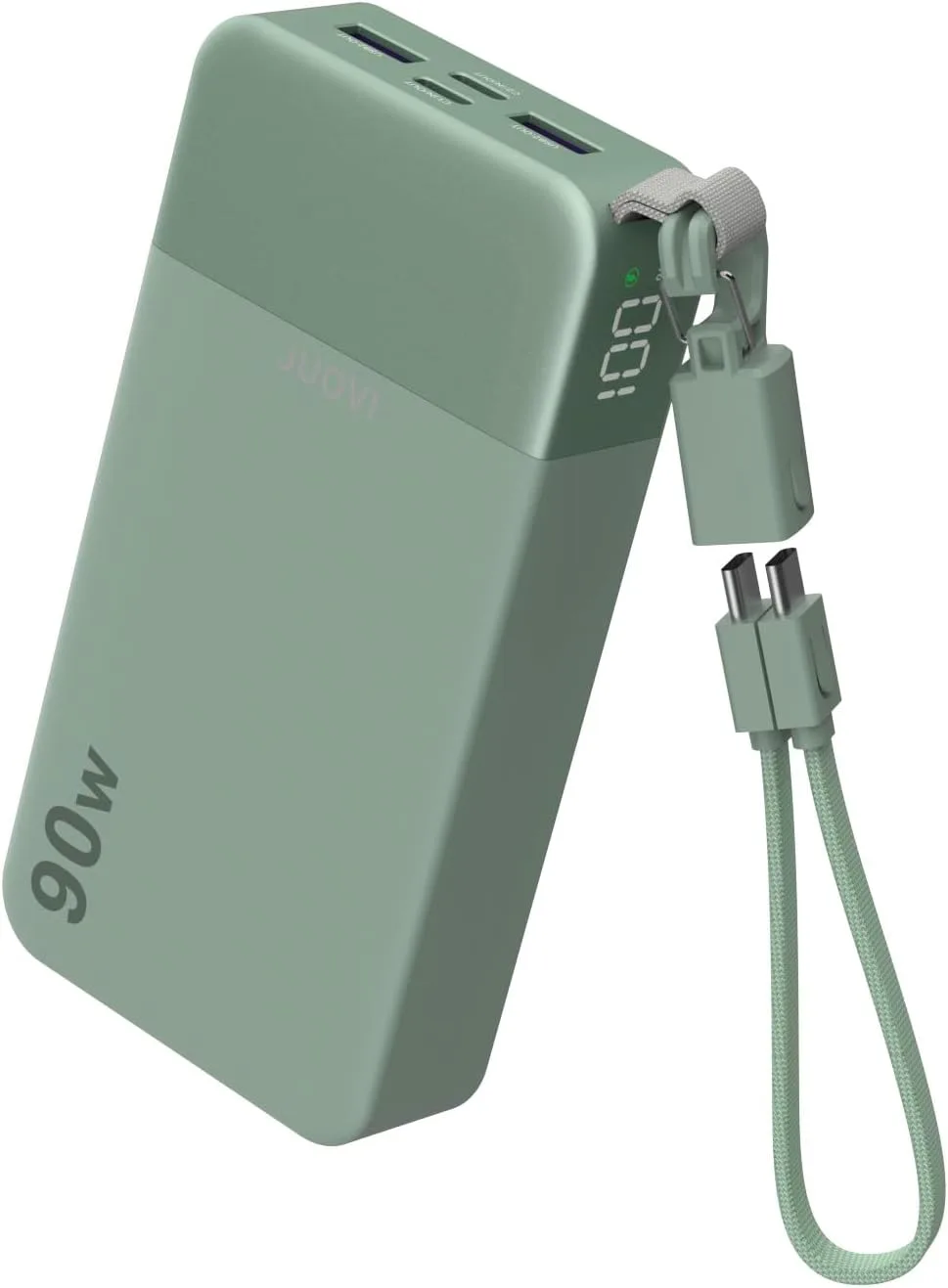 JUOVI 90W Portable Charger for Laptop Power Bank 20000mAh with USB-C Cable