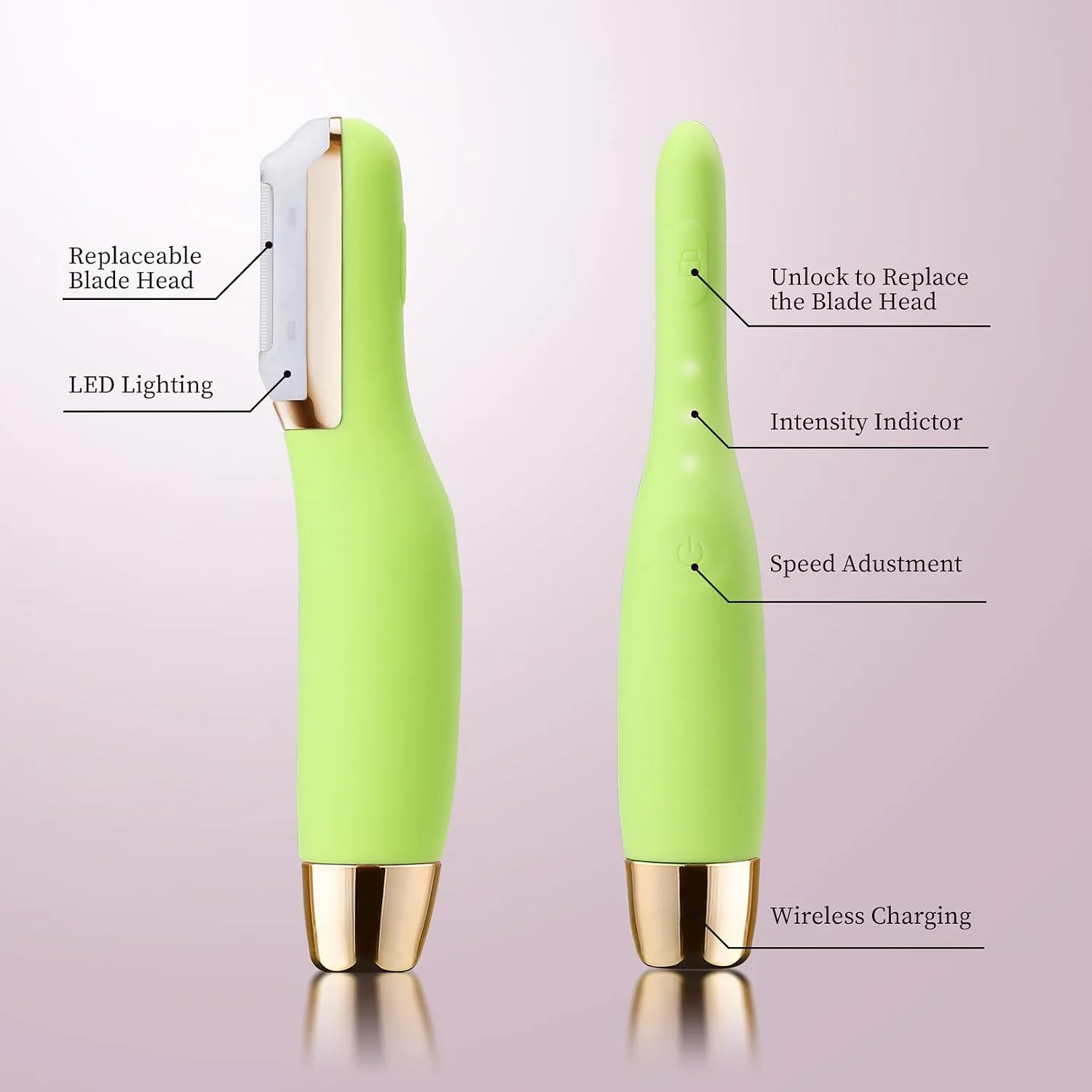 Sonic Dermaplane Razor for Women Face, Facial Hair Razor, U DermaPro+
