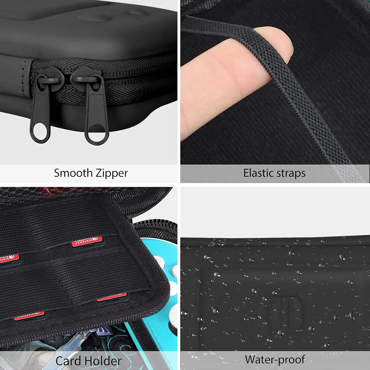 CoBak Carrying Case for Nintendo Switch Lite with 1 Screen Protector