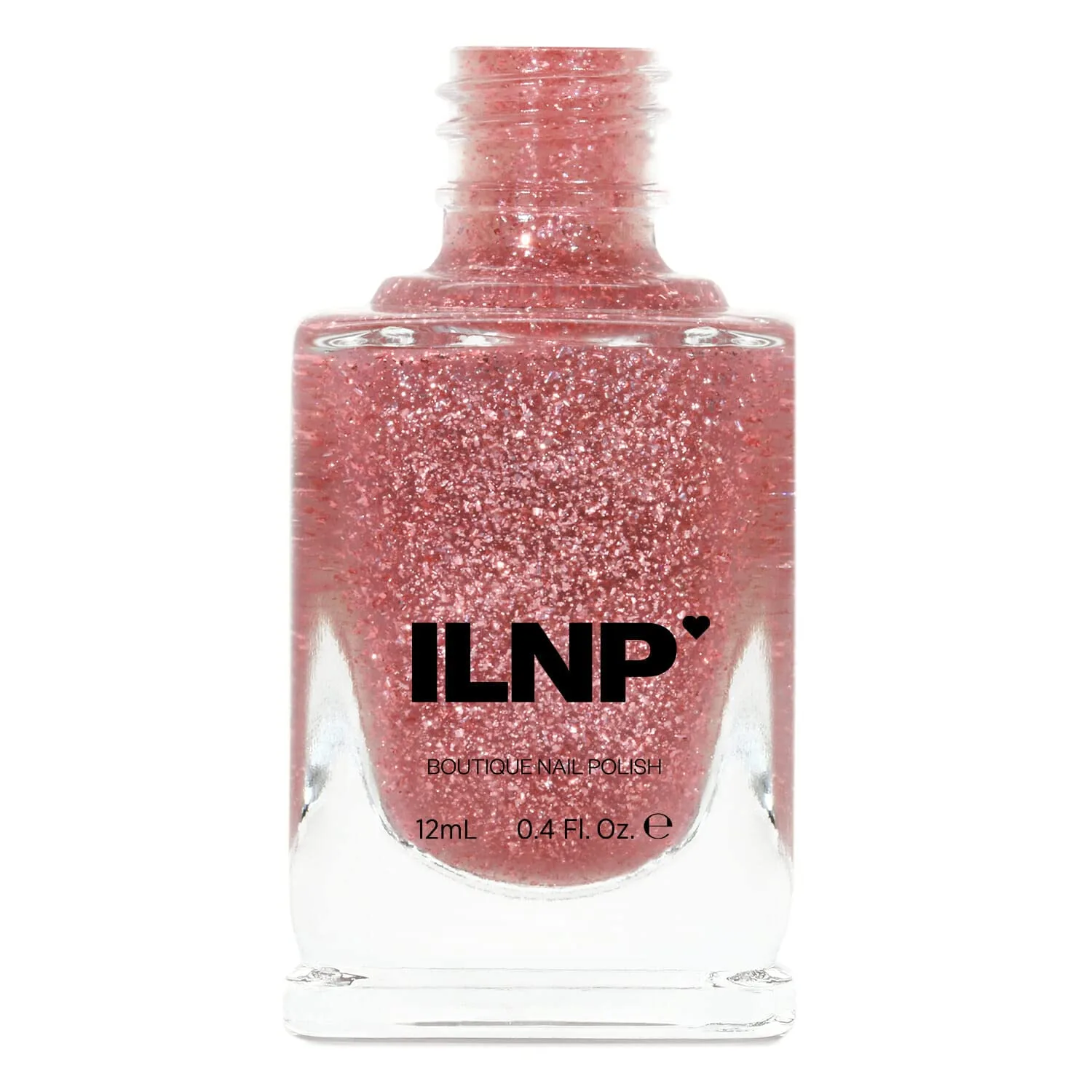ILNP Empress - Sea Pink Metallic Nail Polish Topper, Rosy Flakes, Chip Resistant, Non-Toxic, Vegan, Cruelty Free