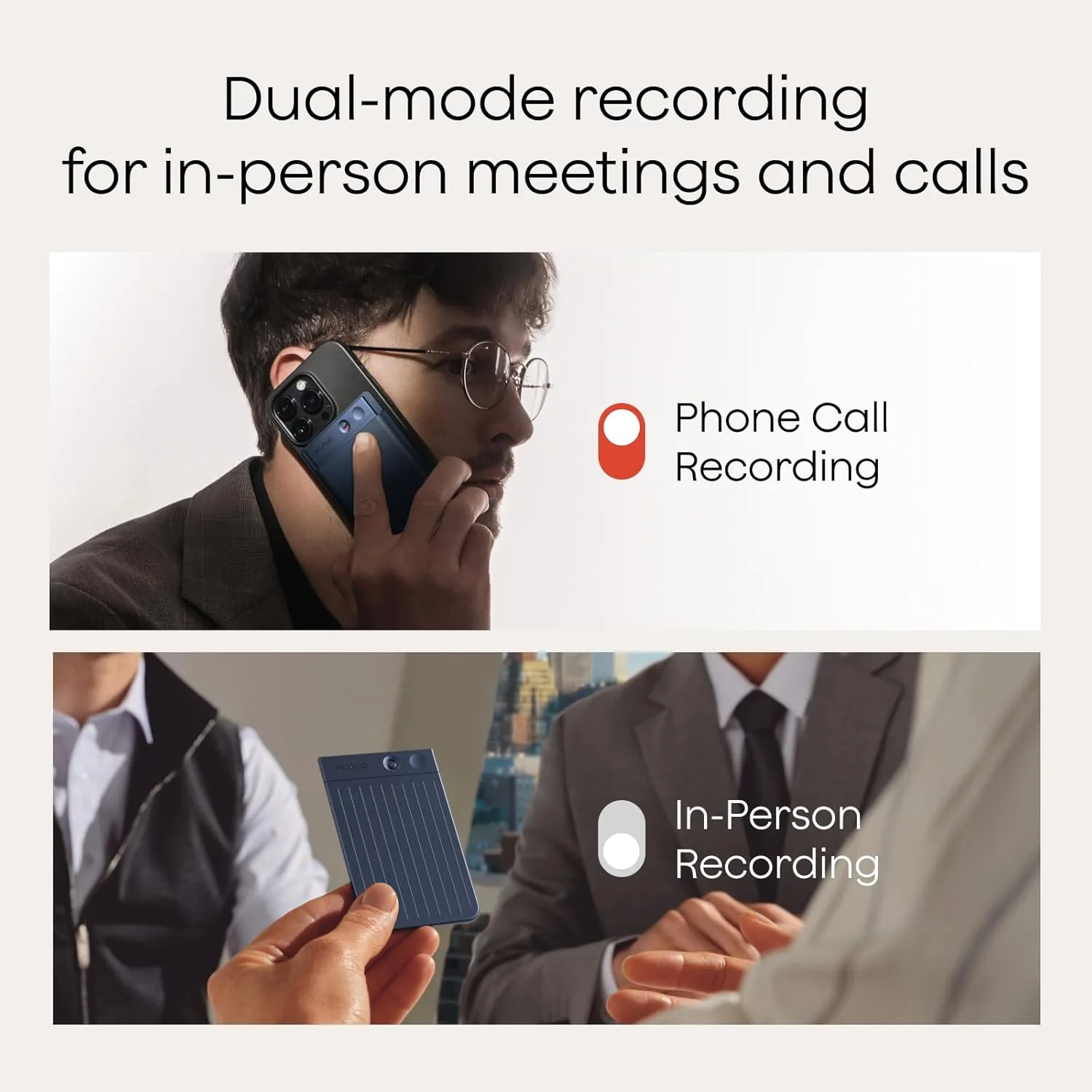 Plaud Note AI Voice Recorder, Dark Blue, Non-Pro Version