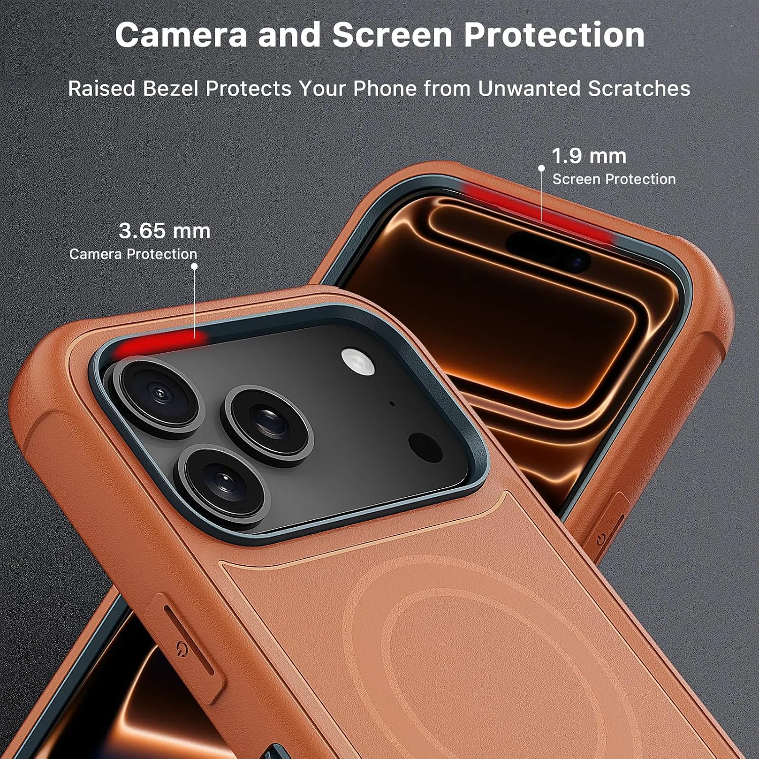 M MYBAT PRO for iPhone 18 Pro Case with Belt Clip Holster,Magnetic Case