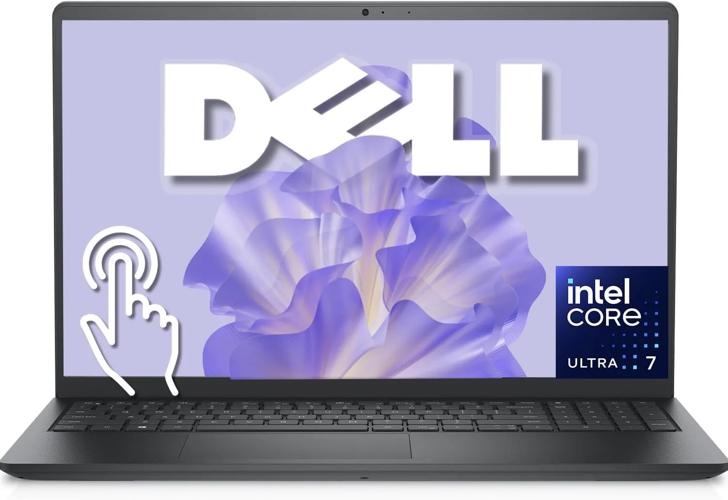Dell 15.6" FHD Touchscreen Business Laptop, Powerful Intel 12-core Ultra 7 255U (Up to 5.2 GHz), 16GB DDR5 RAM, 512GB SSD, Backlit Keyboard, Windows 11 Pro with Office 365 for Web, Work and Study
