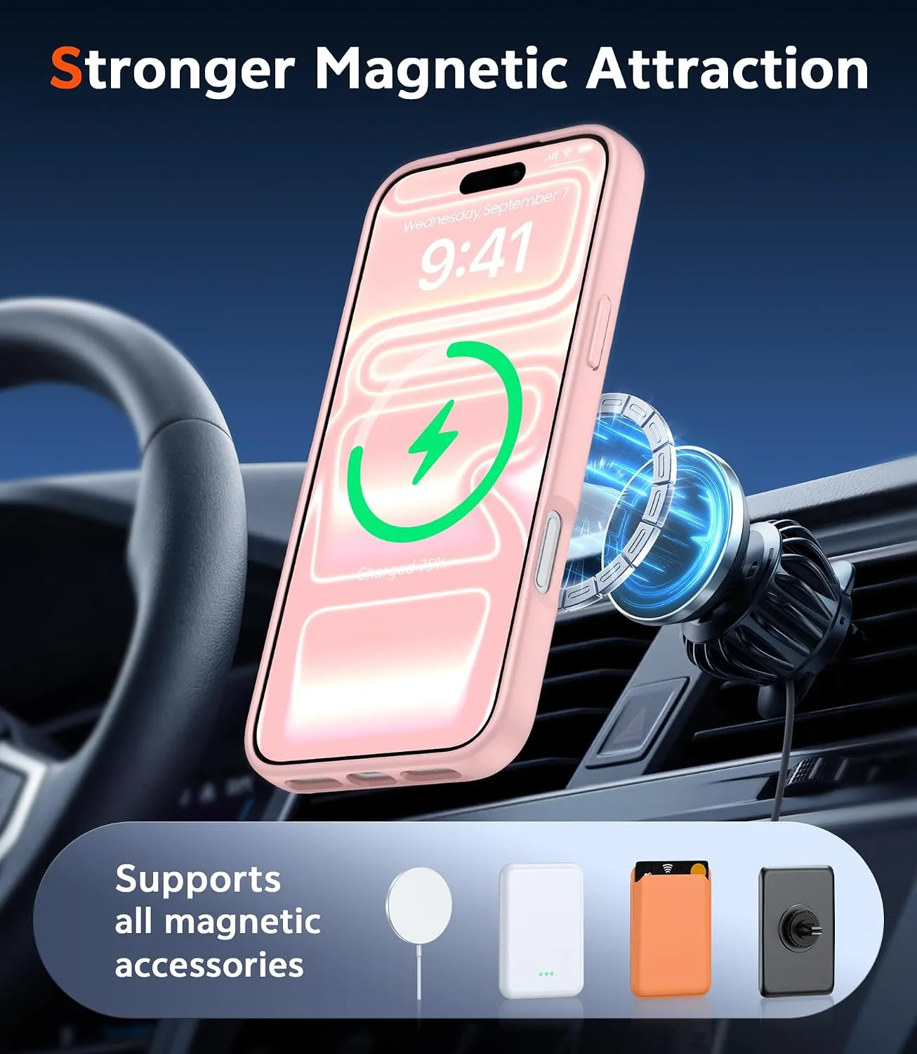 FNTCASE for iPhone 18 Pro Max Case / 17 Pro Max Matte Case Fit for Magsafe