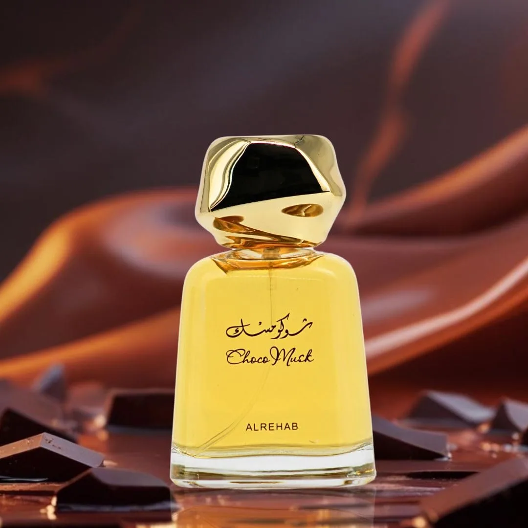 Al-Rehab Choco Musk Eau de Parfum for Women & Men - 100ml (3.4 oz) | Warm Spicy Gourmand Perfume with Chocolate, Vanilla & Amber | Sweet, Musky & Addictive | Long-Lasting Arabian Cocoa Fragrance