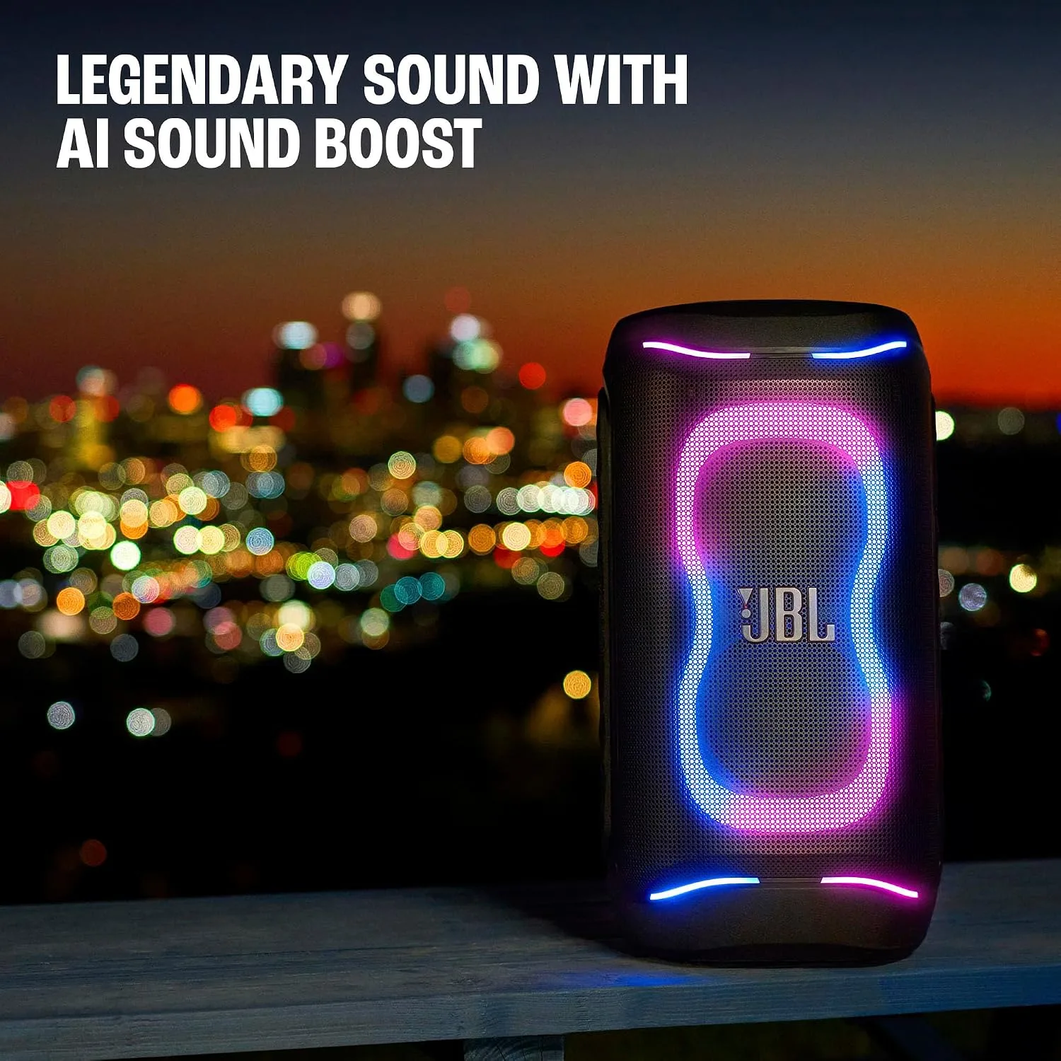 JBL PartyBox 130 - Portable Party Speaker - White