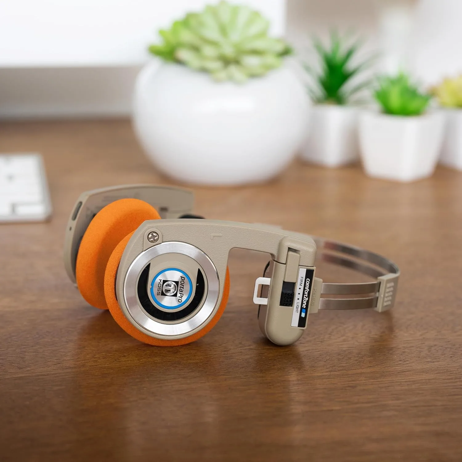 Koss Porta Pro Wireless 2.0 Retro 80s Style On-Ear Headphones, Rhythm Beige