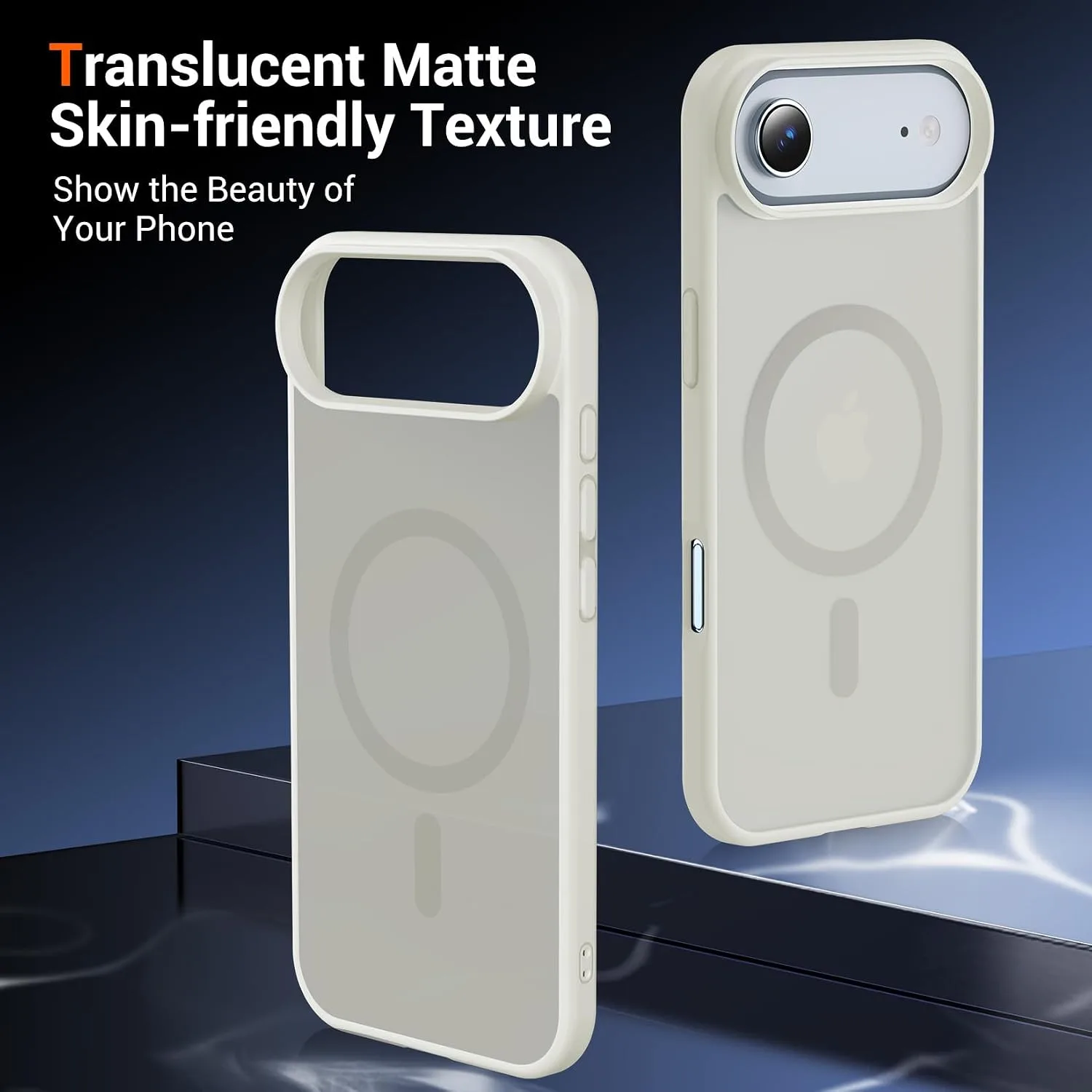 Temdan for iPhone AIR Case with Screen Protector Antique White