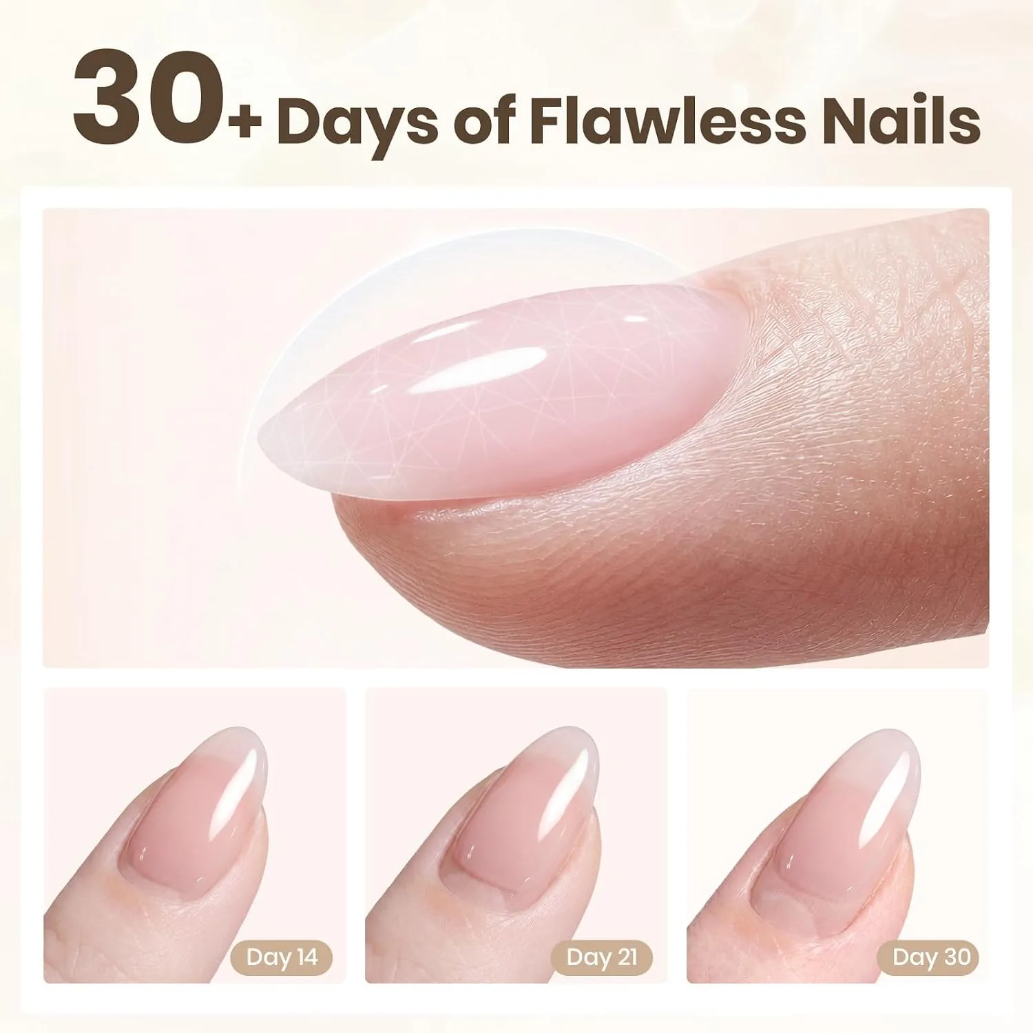 Beetles Builder Gel Nude & Pink, TPO & HEMA-FREE 6 Colors & Nail Brush