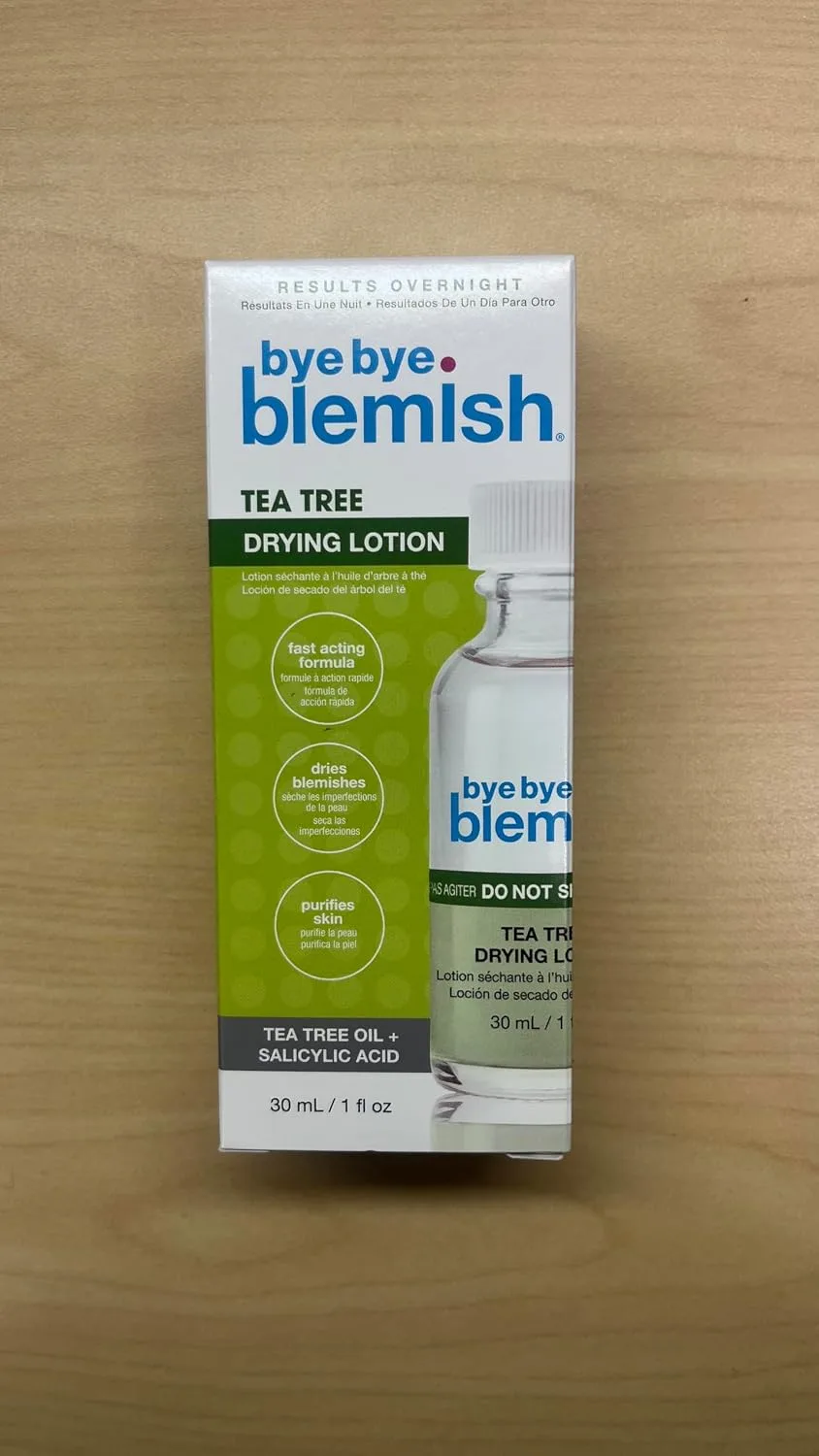 Bye Bye Blemish Tea Tree Drying Lotion Salicylic Acid Pimple Spot Treatment