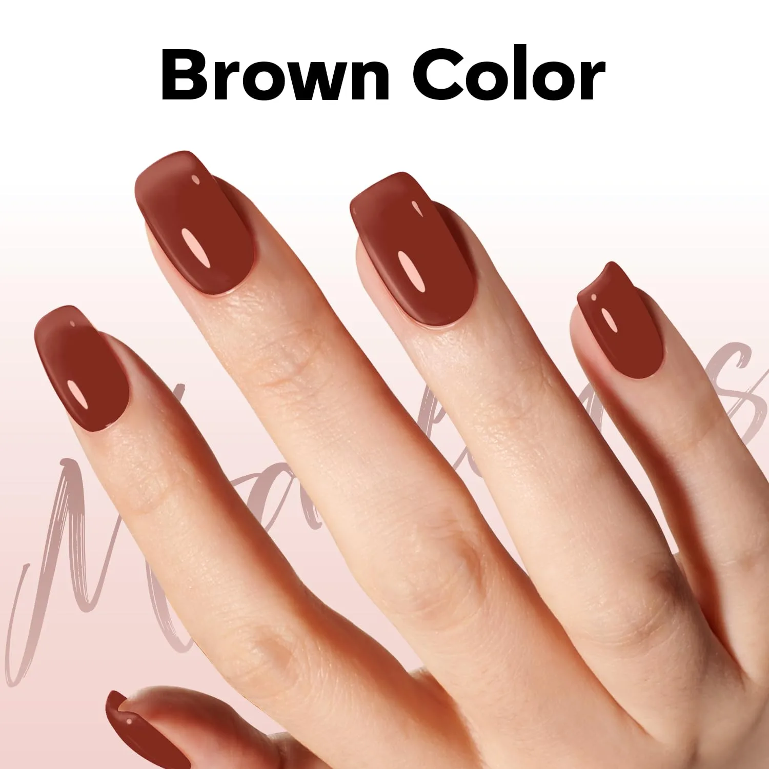 modelones Jelly Brown Gel Nail Polish 15ML 28+Days Long-Lasting