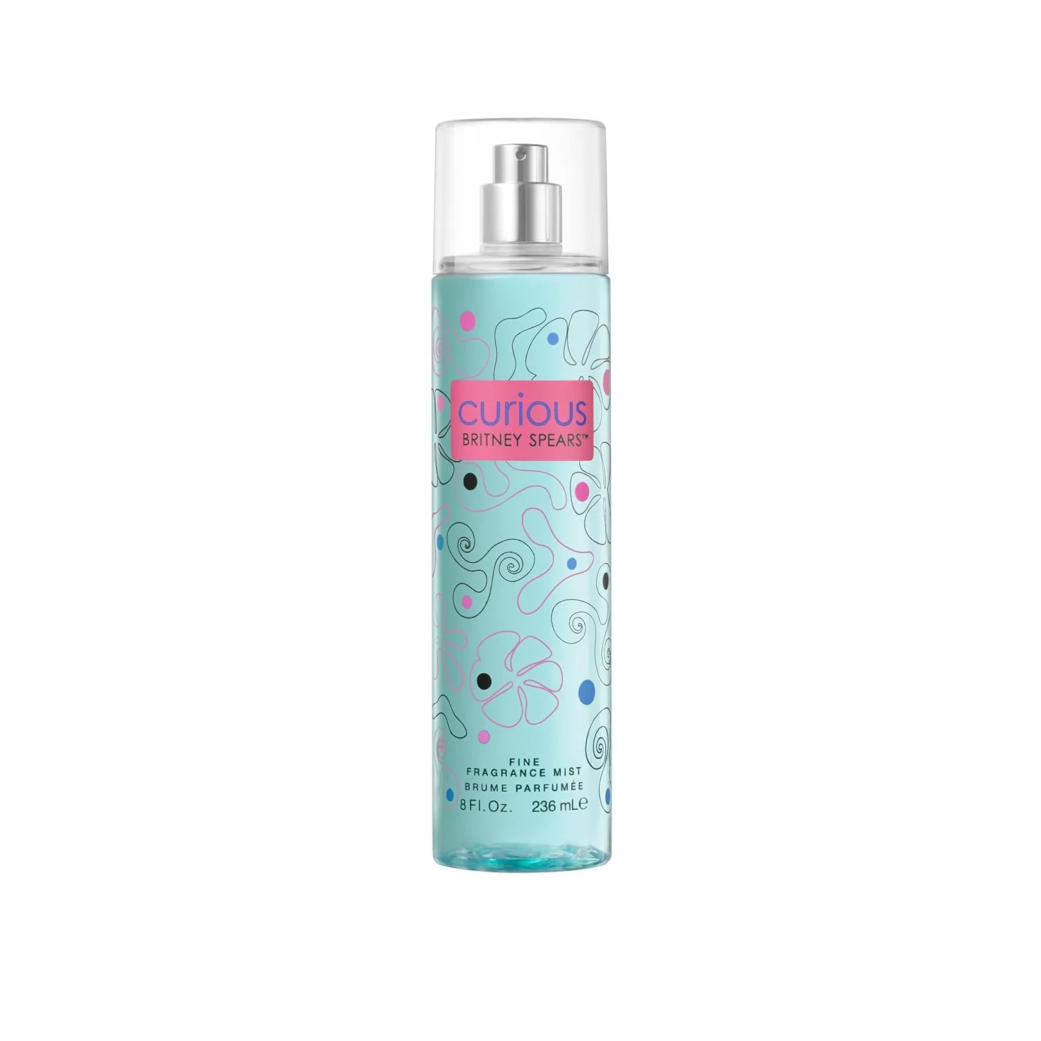 Britney Spears™ Curious, Fine Fragrance Body Mist Spray for Women, 8 Fl Oz / 236mL