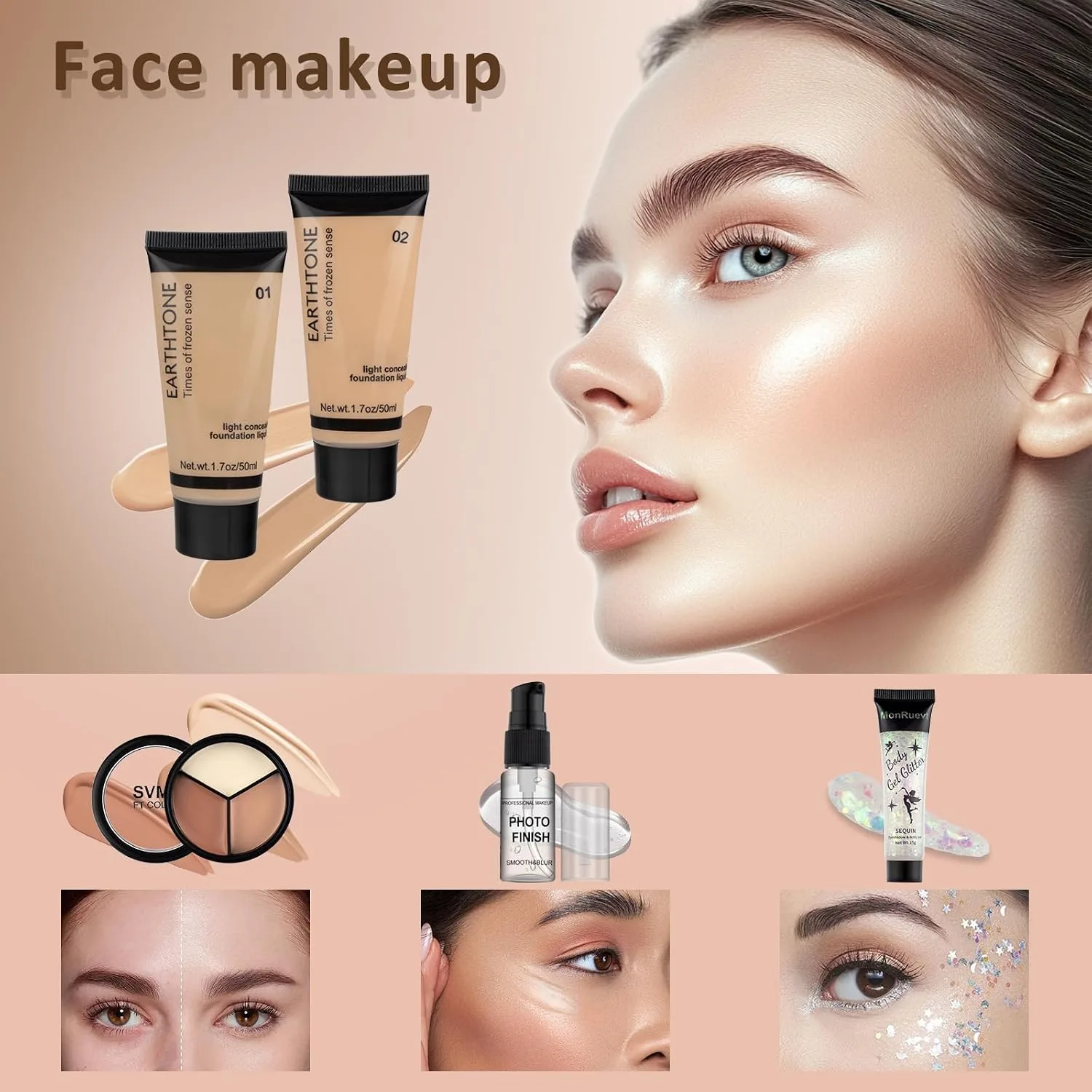 All In One Makeup Set for Women Full Kit Makeup Kit for Girls Teenagers