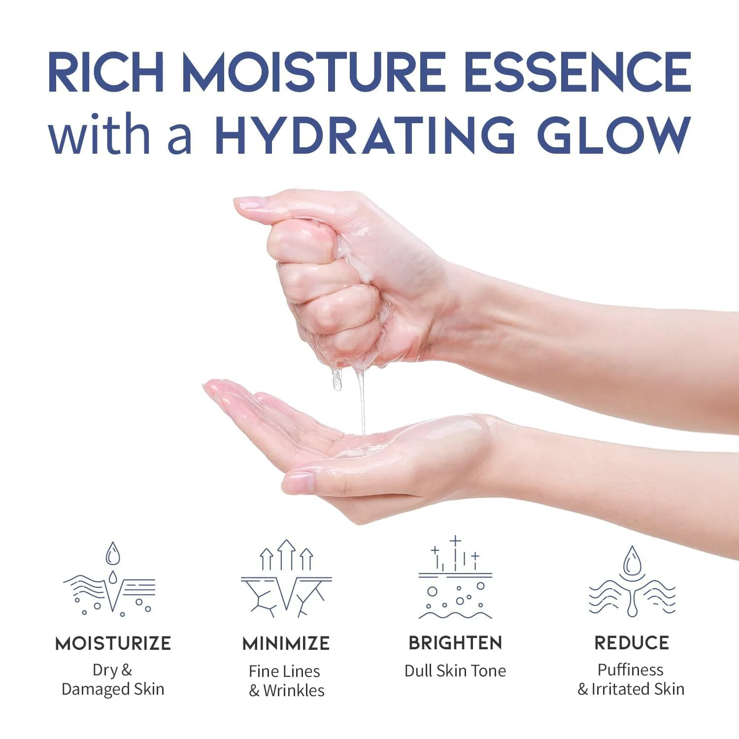 #OOTD Hyaluronic Acid Face Mask, Korean Vegan Hydrating Sheet Mask, 10 Pack