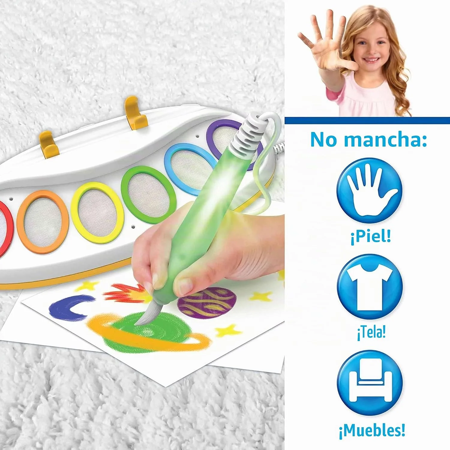 Crayola Color Wonder Magic Light Brush, Mess Free Painting for Kids, Age 3+