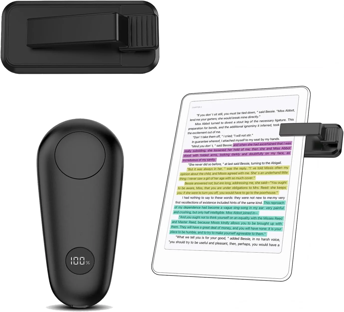 Control remoto para pasar páginas Gekvive para Kindle Paperwhite Scribe