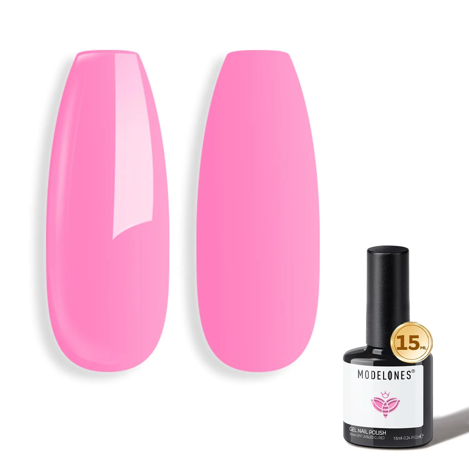modelones Pink Gel Nail Polish Hot Pink Nail Polish