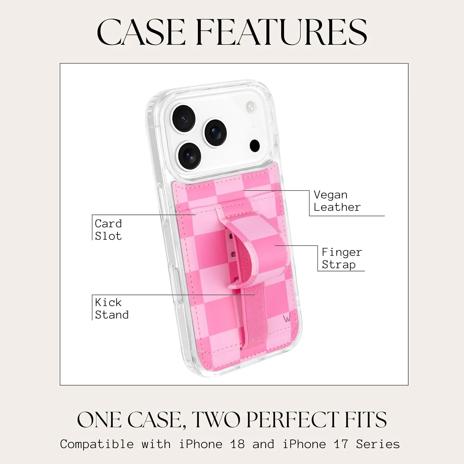 Walli Cases Wallet Phone Case for iPhone 18 Pro and iPhone 17 Pro