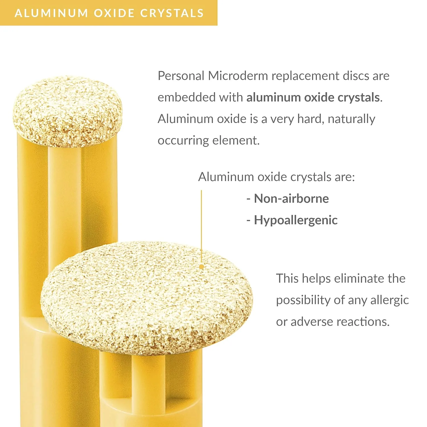 PMD Personal Microderm Yellow Replacement Discs — Intense Body, 6 Discs and 1 Filter