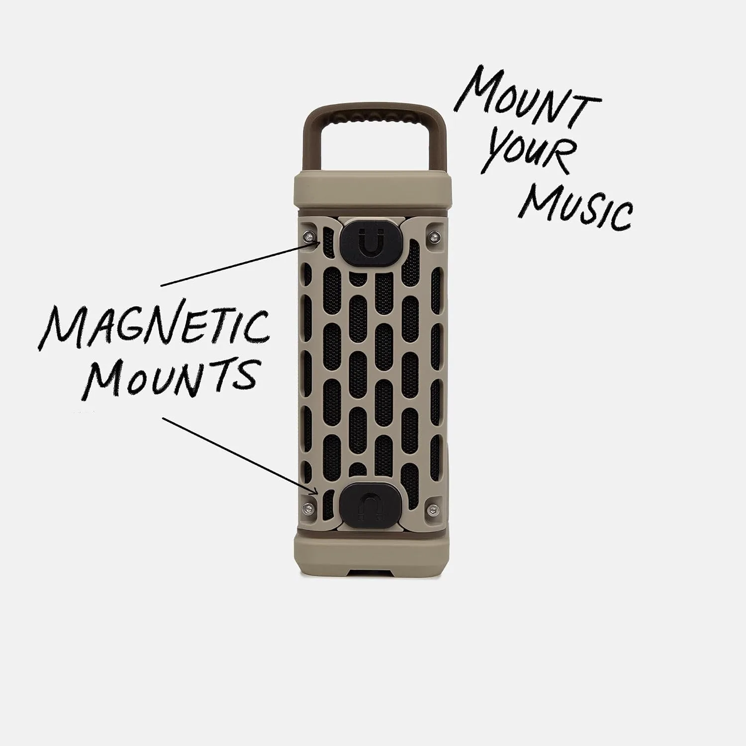Turtlebox Ranger Bluetooth Speaker. Ultra-Portable, Waterproof, Tan