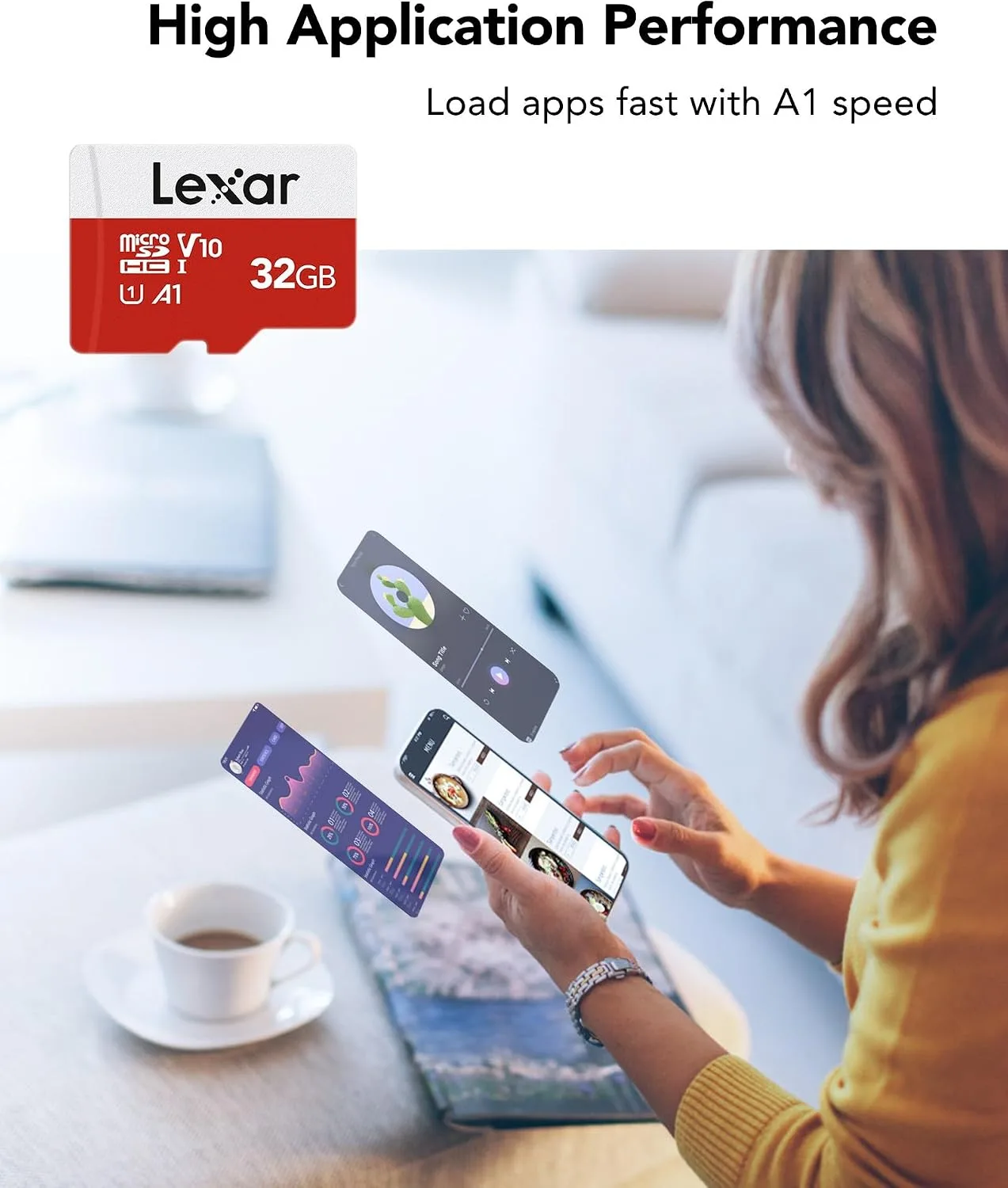 Lexar E-Series 32GB Micro SD Card 5 PK microSDHC UHS-I Flash Memory Card