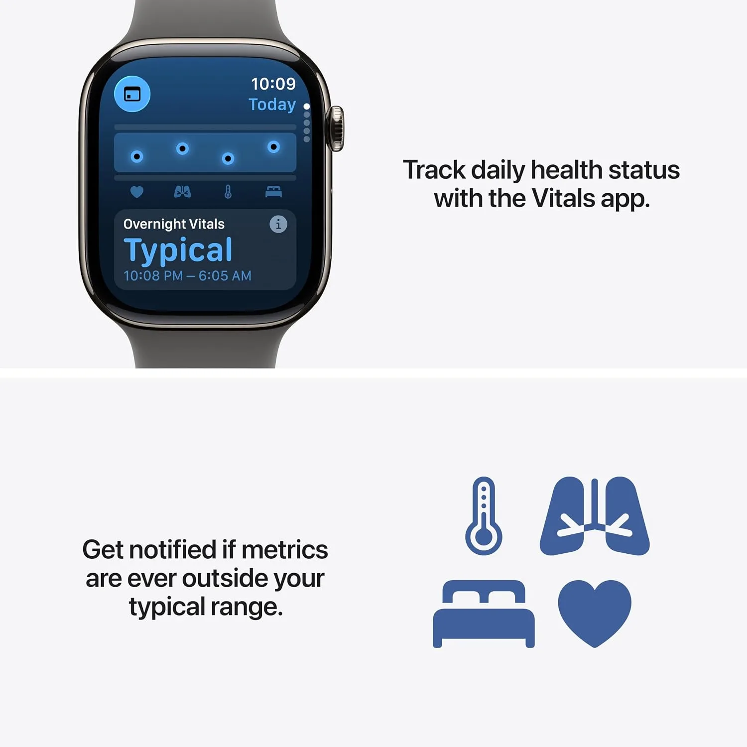 Apple Watch Series 11 [GPS 46mm] Smartwatch with Rose Gold Aluminum Case with Light Blush Sport Band - M/L. Sleep Score, Fitness Tracker, Health Monitoring, Always-On Display, Water Resistant