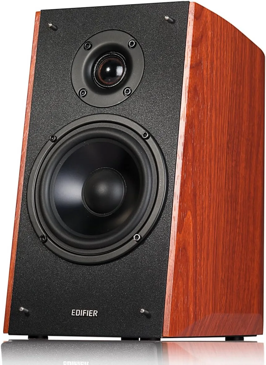 Edifier R2000DB Powered Bluetooth Bookshelf Speakers, 120W RMS, Wood