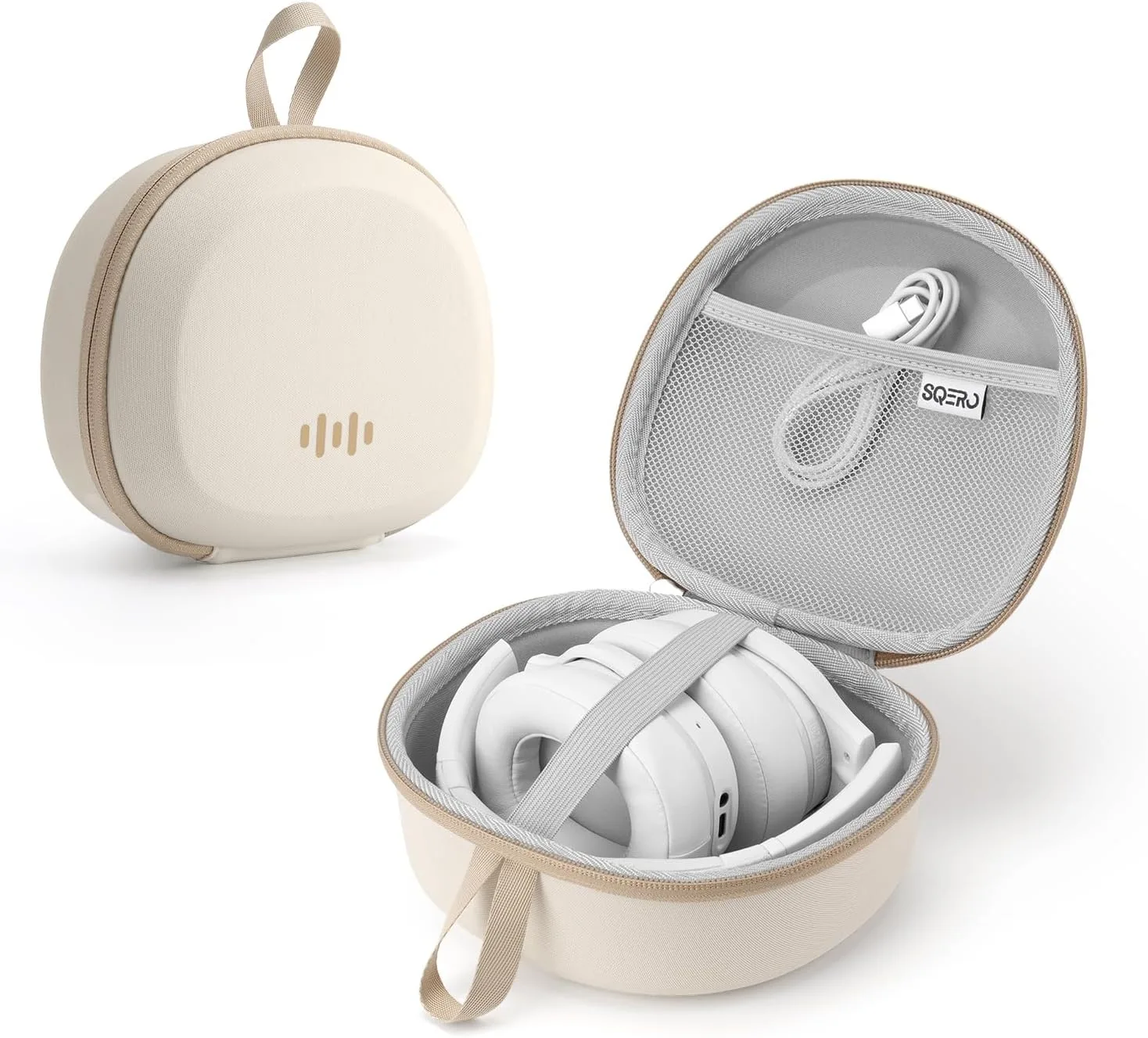 Estuche rígido para audífonos Sqero compatible con BERIBES, Beats, Soundcore Anker, Bose y más