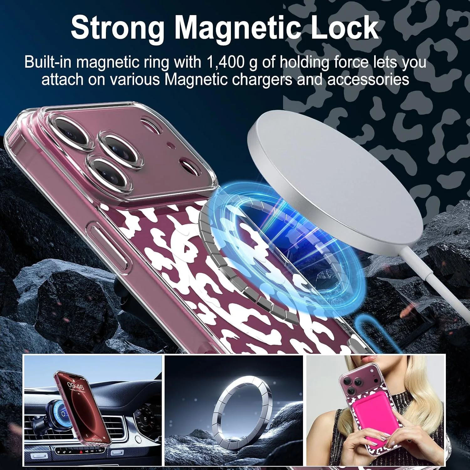 tharlet Magnetic Case Fit for iPhone 18 Pro Max, Compatible with MagSafe