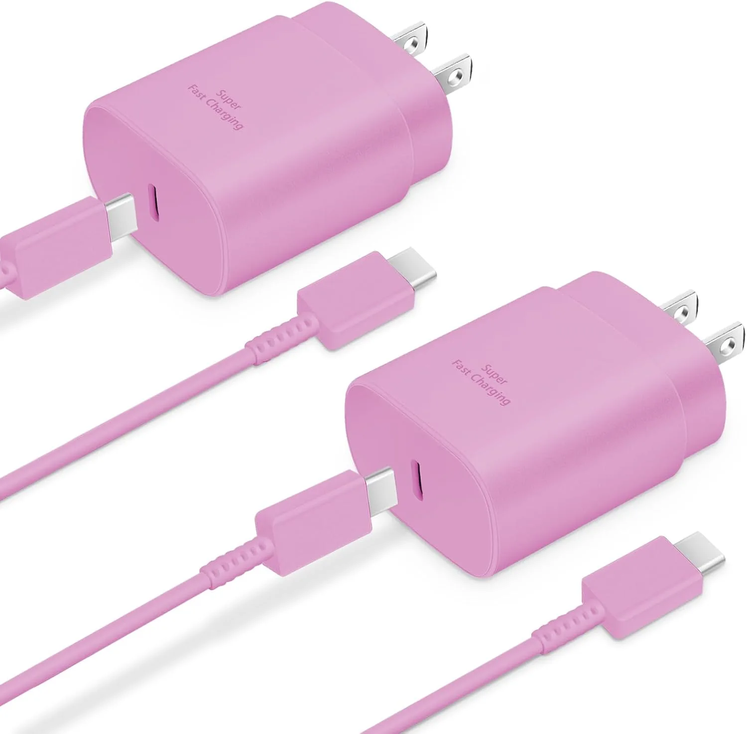 Type C Charger Fast Charging 2-Pack 25W Long 6FT USB C Cable